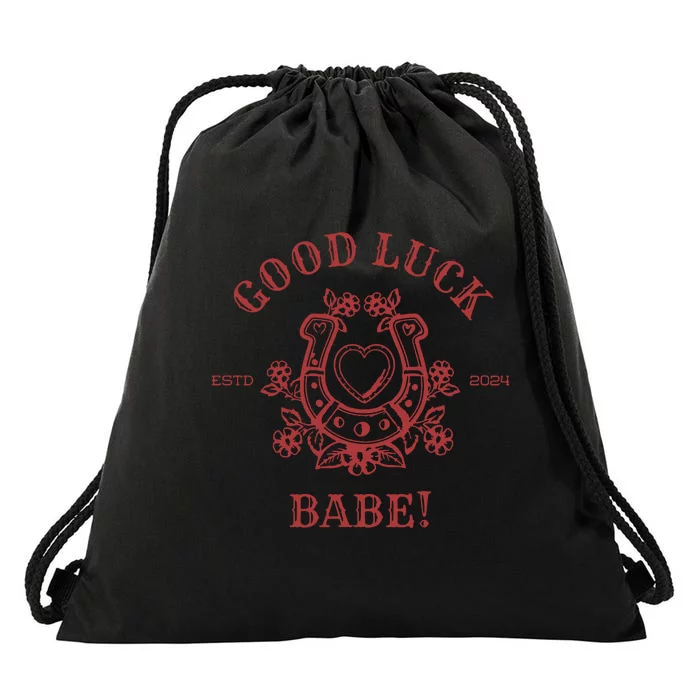 Good Luck Babe Drawstring Bag