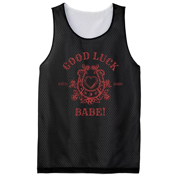 Good Luck Babe Mesh Reversible Basketball Jersey Tank