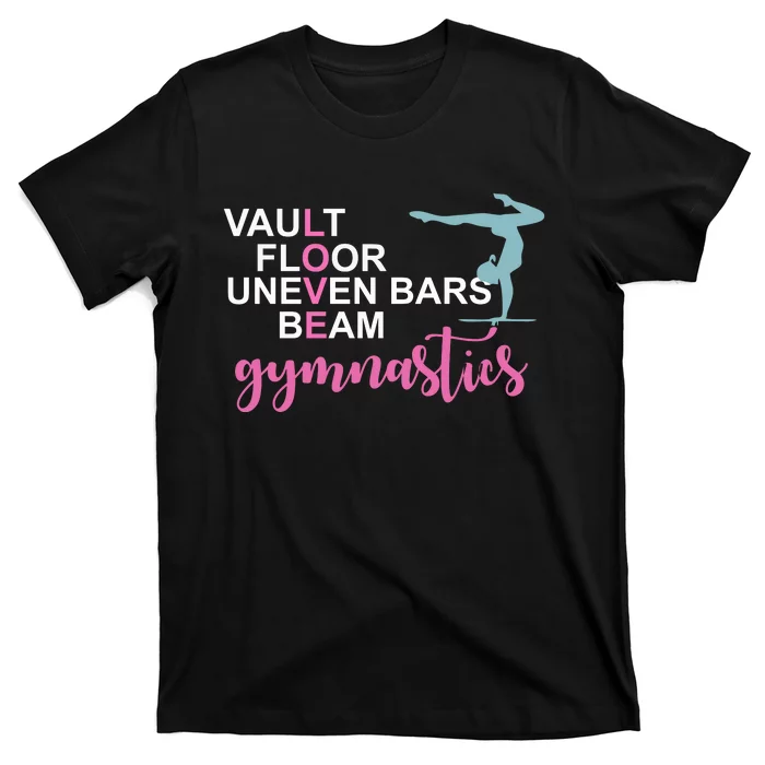 Gymnastics Love Beam Gymnastics T-Shirt