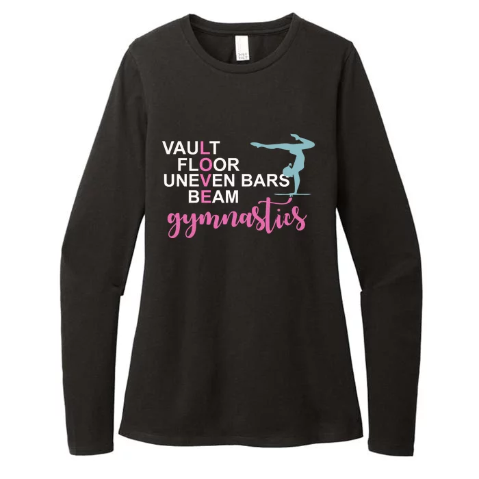 Gymnastics Love Beam Gymnastics Womens CVC Long Sleeve Shirt