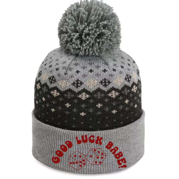 Good Luck Babe! Pink Pony Club The Baniff Cuffed Pom Beanie