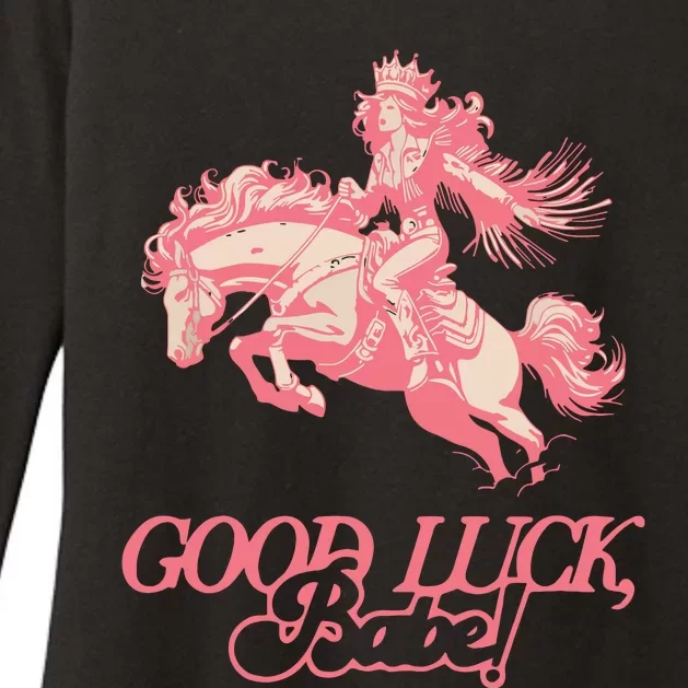 Good Luck Babe Retro 90s Birthday Gifts Womens CVC Long Sleeve Shirt