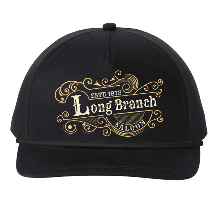 Gunsmoke Long Branch Saloon Classic Tv Snapback Five-Panel Rope Hat