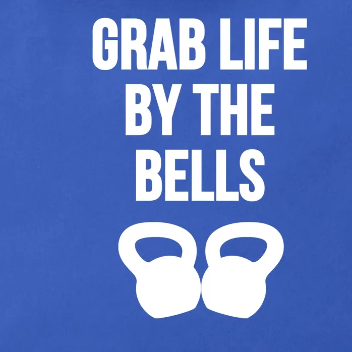 Grab Life By The Bells Kettlebells Great Gift Zip Tote Bag