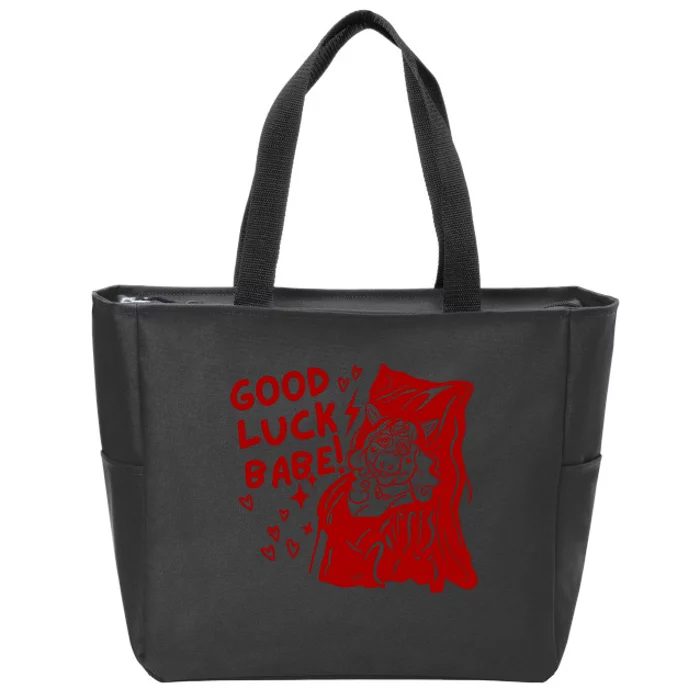 Good Luck Babe Zip Tote Bag