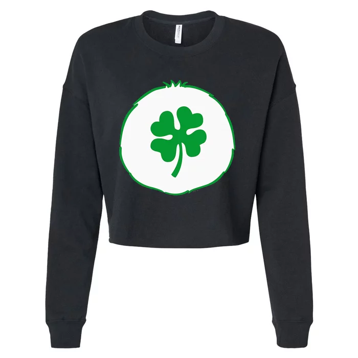 Good Luck Belly Cropped Pullover Crew