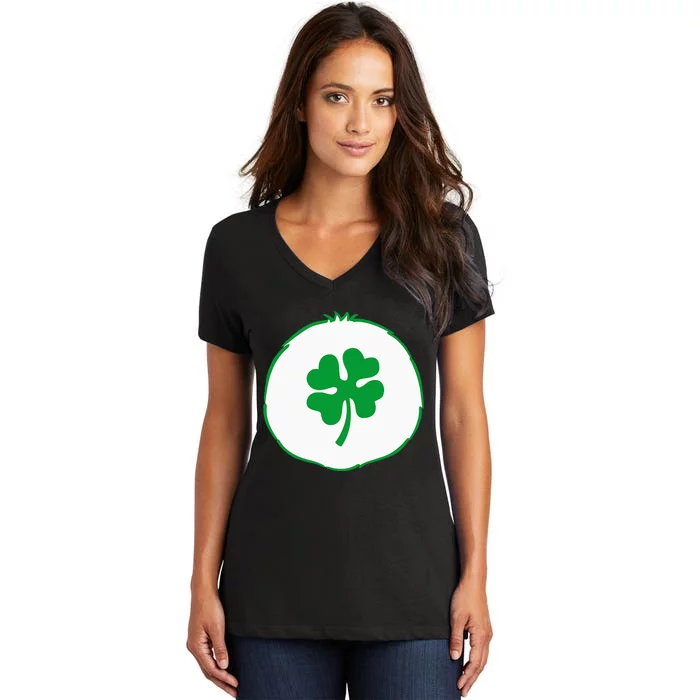 Good Luck Belly Women's V-Neck T-Shirt