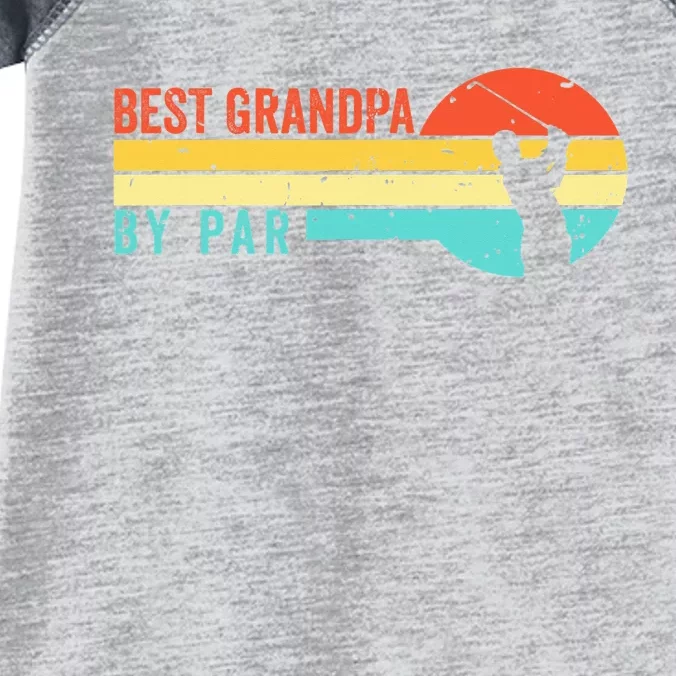 Golf Lovers Best Grandpa By Par Golfers Golf Funny Infant Baby Jersey Bodysuit