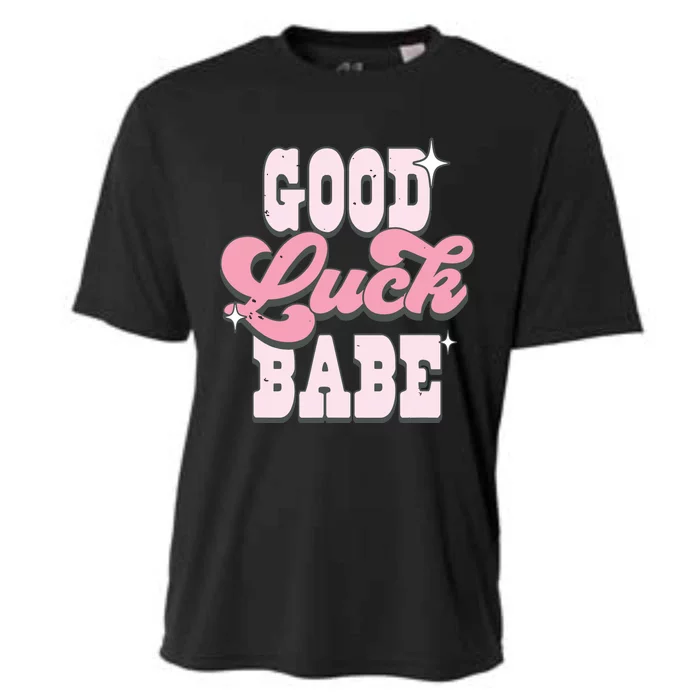 Good Luck Babe Chappel Roan Lesbian Pride Cowgirl Hat Cooling Performance Crew T-Shirt