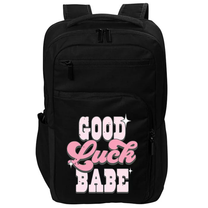 Good Luck Babe Chappel Roan Lesbian Pride Cowgirl Hat Impact Tech Backpack