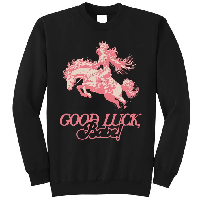 Good Luck Babe Retro 90s Birthday Gifts Sweatshirt