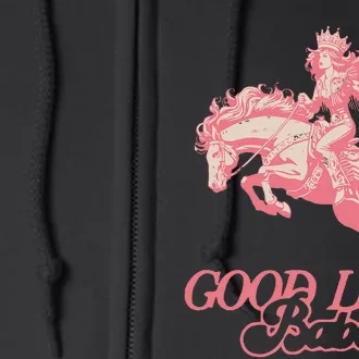 Good Luck Babe Retro 90s Birthday Gifts Full Zip Hoodie