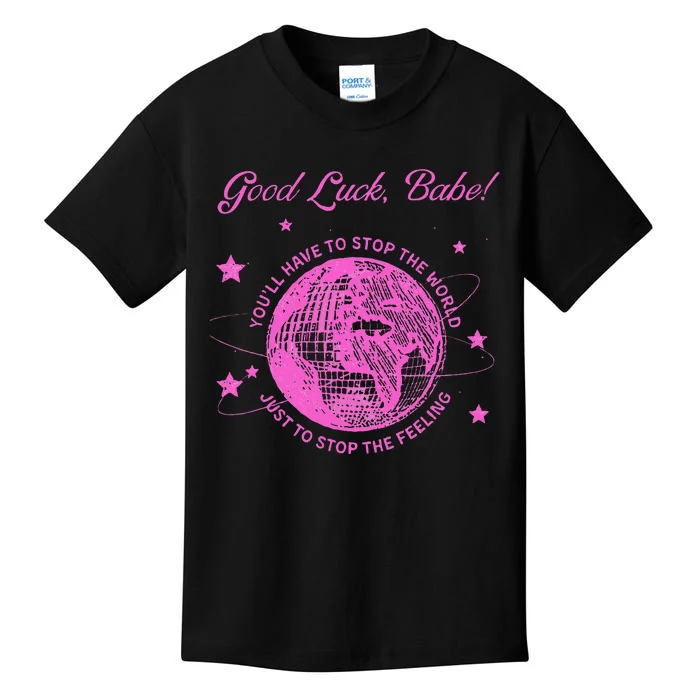 Good Luck Babe Kids T-Shirt