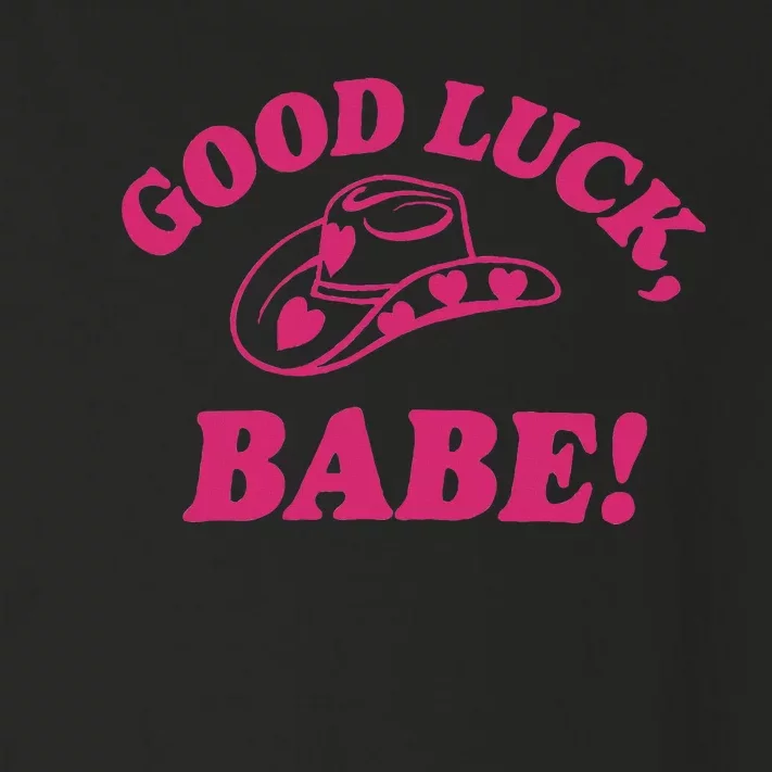 Good Luck Babe! Pink Pony Club Toddler Long Sleeve Shirt