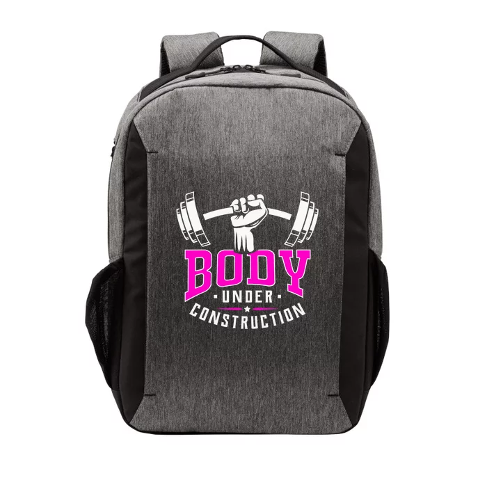 Gym Lovers Body Under Construction Workout Related Gym Rats Vector Backpack