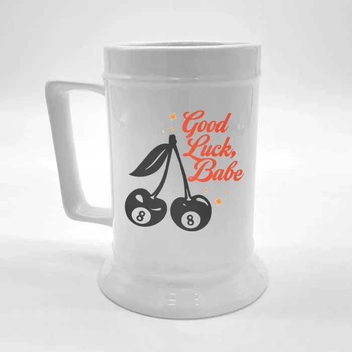 Good Luck Babe Front & Back Beer Stein