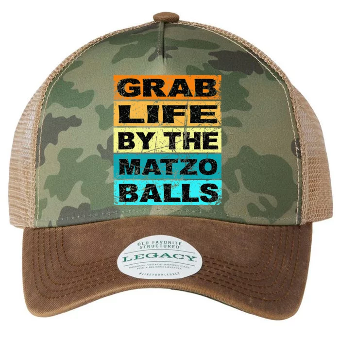 Grab Life By The Matzo Balls Kosher Passover Legacy Tie Dye Trucker Hat