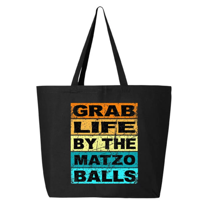 Grab Life By The Matzo Balls Kosher Passover 25L Jumbo Tote