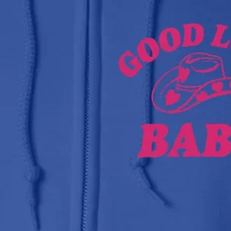 Good Luck Babe! Pink Pony Club Full Zip Hoodie