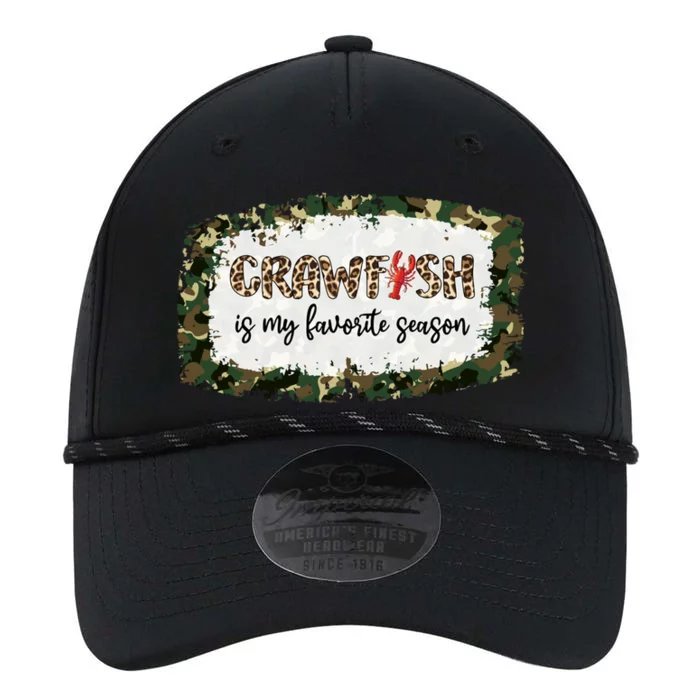 G0r Leopard Camo Crawfish Is My Favorite Season Cajun Lover Gift Performance The Dyno Cap