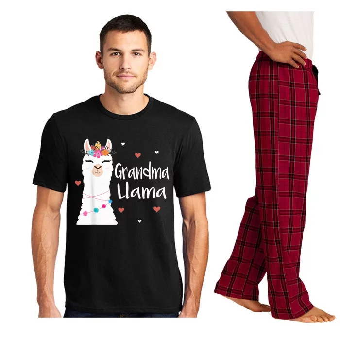 Grandma Llama Cute Llamas Lover Best Grandmother Ever, Mother's Day Pajama Set