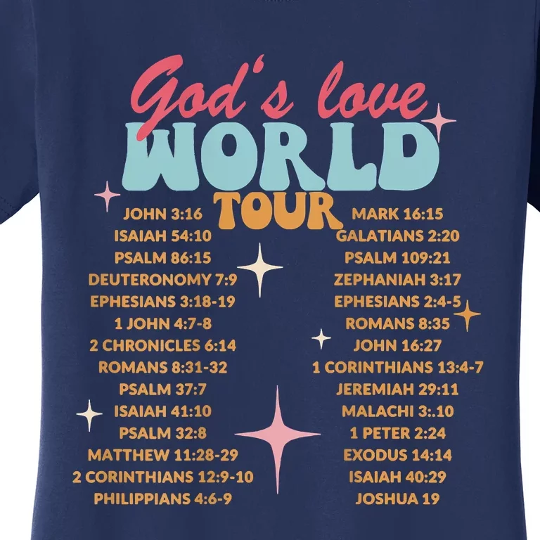 God's Love Christian Bible Verse Aesthetic Women's T-Shirt