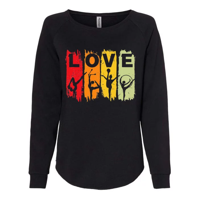 Gymnastic Love Coach DancinG Cheerleading Womens California Wash Sweatshirt