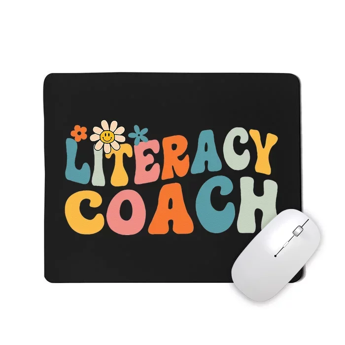 Groovy Literacy Coach Appreciation Day Back To School Mousepad