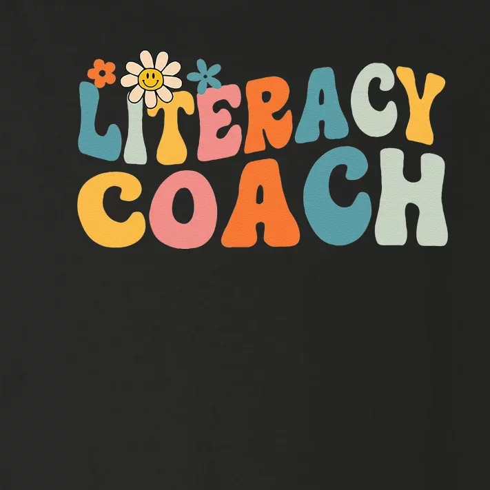 Groovy Literacy Coach Appreciation Day Back To School Toddler Long Sleeve Shirt