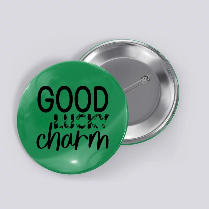 Good Luck Charm Funny St Patricks Day Button