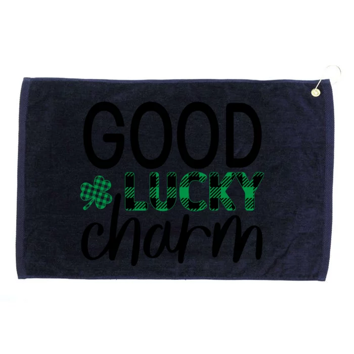 Good Luck Charm Funny St Patricks Day Grommeted Golf Towel