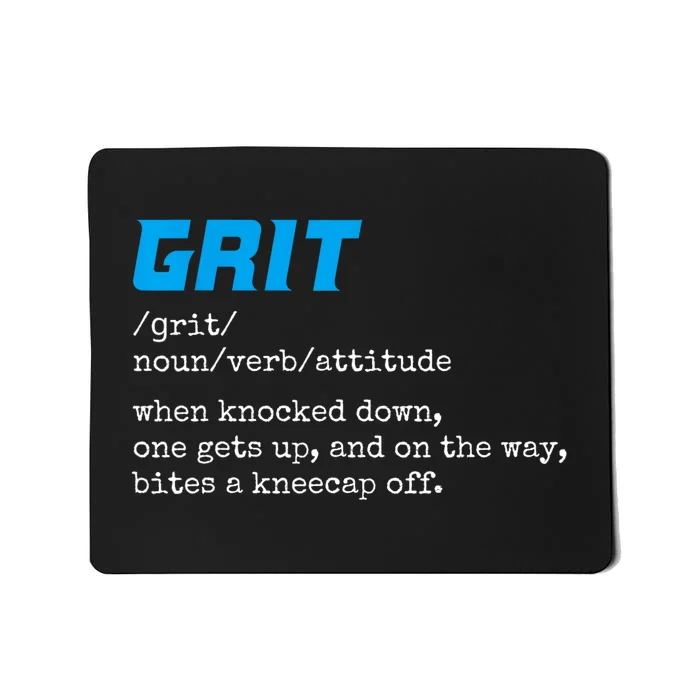 Grit Lions Definition Funny Detroit City Mousepad