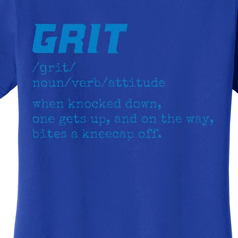 Grit Lions Definition Funny Detroit City Women's T-Shirt