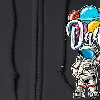 Gifts Lover Dad Birthday Funny Astronaut in Space Full Zip Hoodie