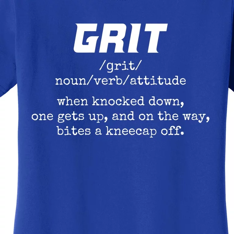 Grit Lions Definition Funny Detroit City Women's T-Shirt