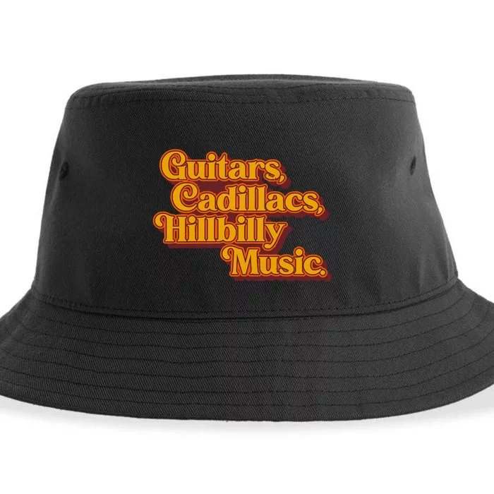 Guitars Lyrics Dwight Yoakam Tribute Sustainable Bucket Hat