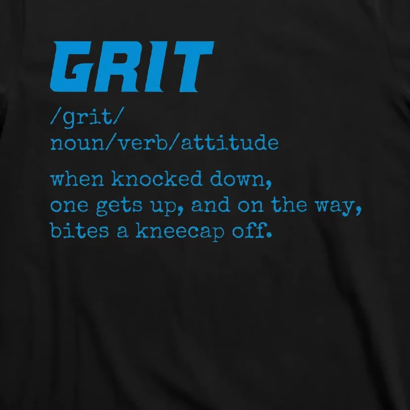 Grit Lions Definition Funny Detroit City T-Shirt