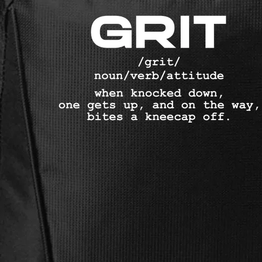 Grit Lions Definition Funny Detroit City City Backpack