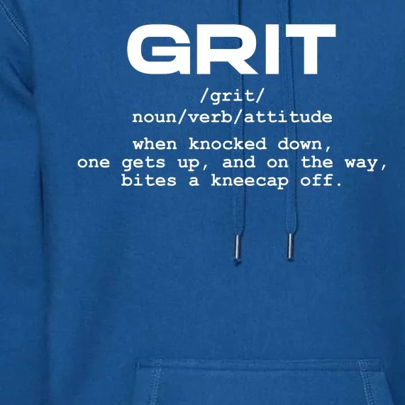 Grit Lions Definition Funny Detroit City Premium Hoodie