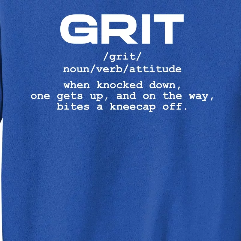 Grit Lions Definition Funny Detroit City Tall Sweatshirt