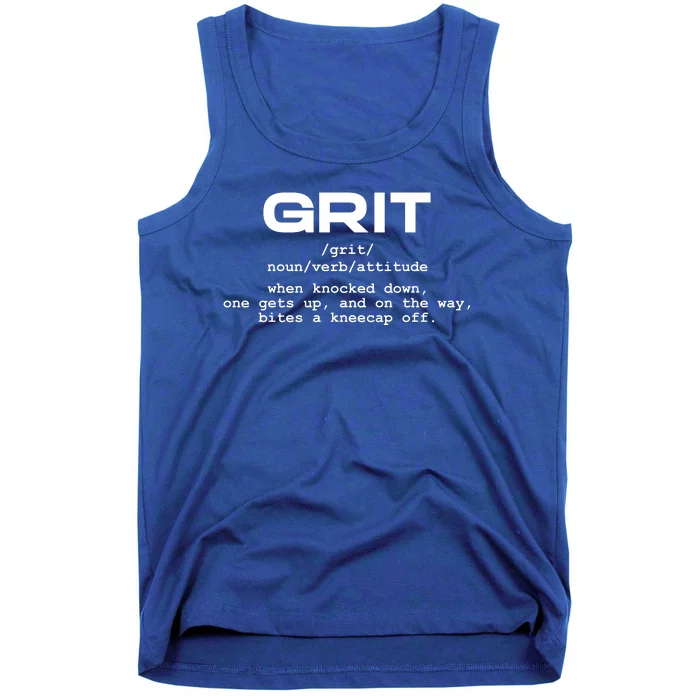 Grit Lions Definition Funny Detroit City Tank Top