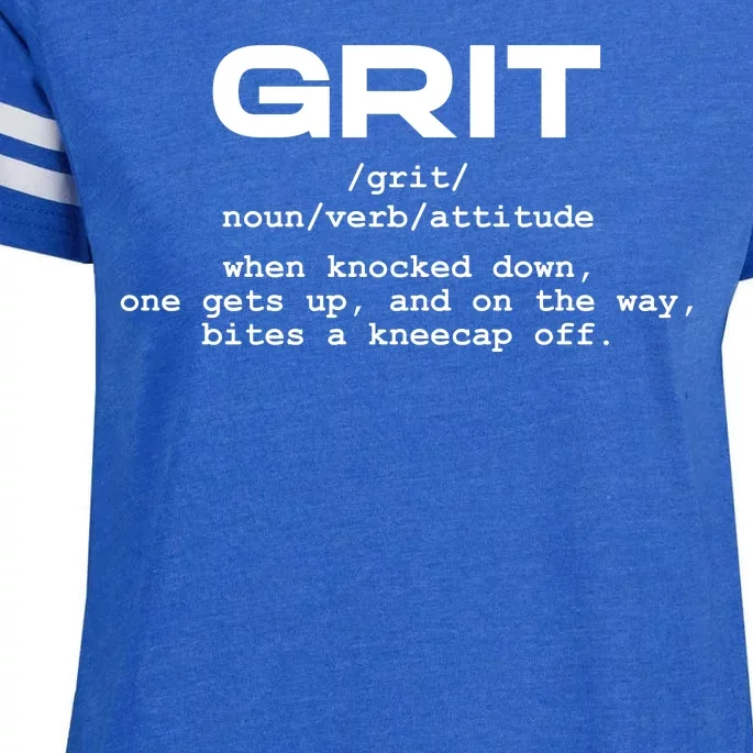 Grit Lions Definition Funny Detroit City Enza Ladies Jersey Football T-Shirt