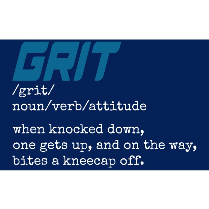 Grit Lions Definition Funny Detroit City Bumper Sticker