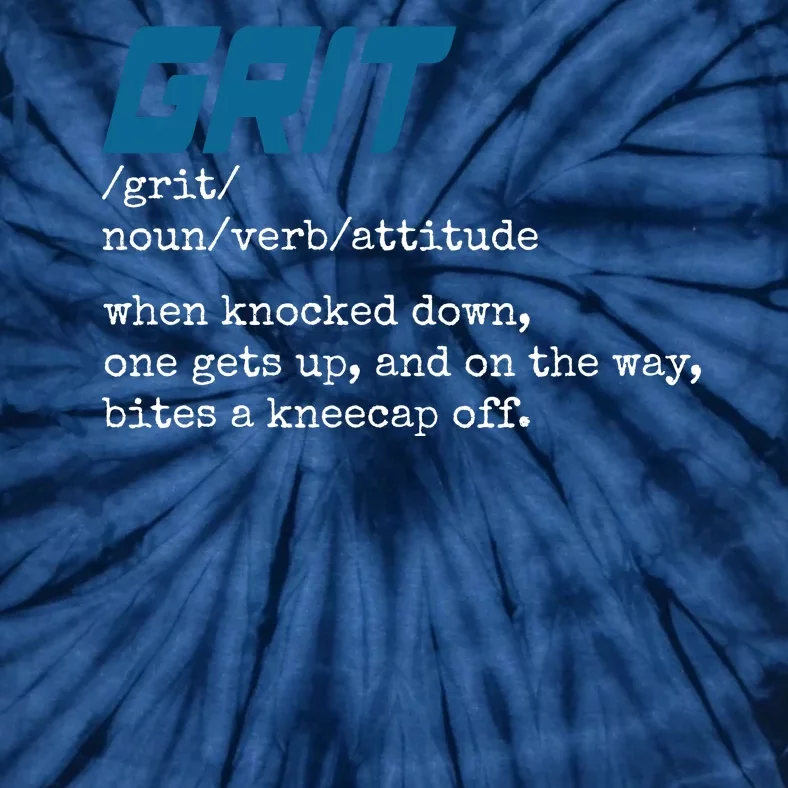 Grit Lions Definition Funny Detroit City Tie-Dye T-Shirt