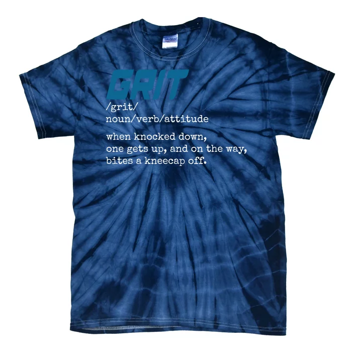 Grit Lions Definition Funny Detroit City Tie-Dye T-Shirt