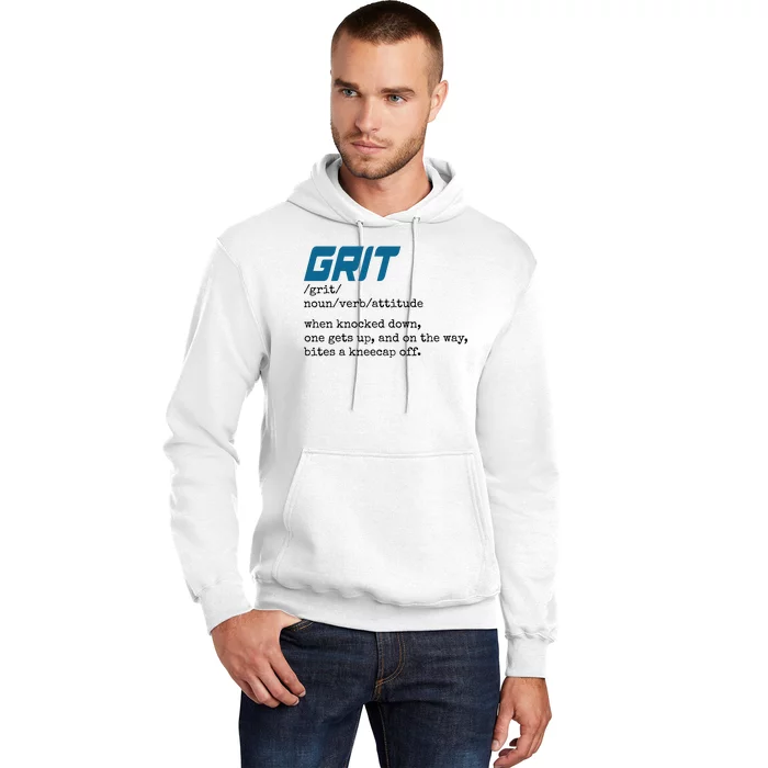 Grit Lions Definition Funny Detroit City Hoodie