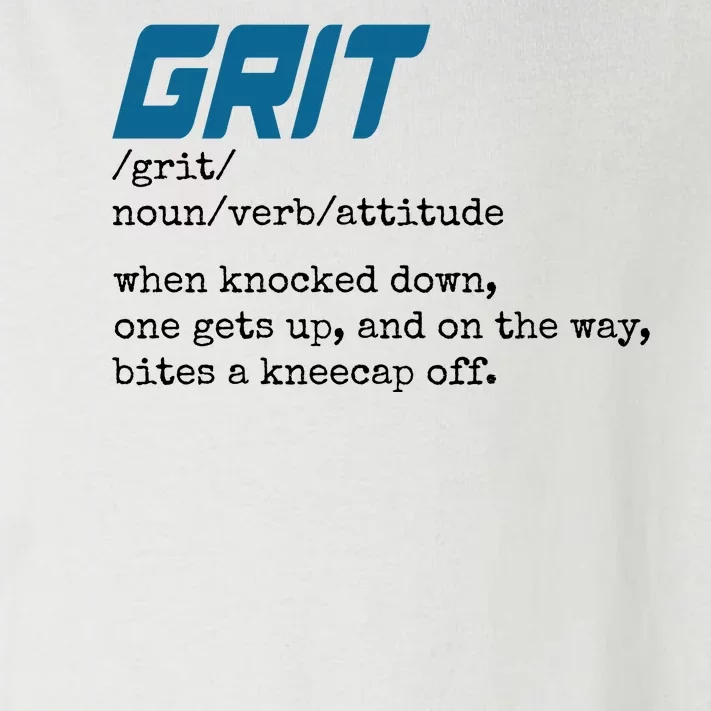 Grit Lions Definition Funny Detroit City Toddler Long Sleeve Shirt