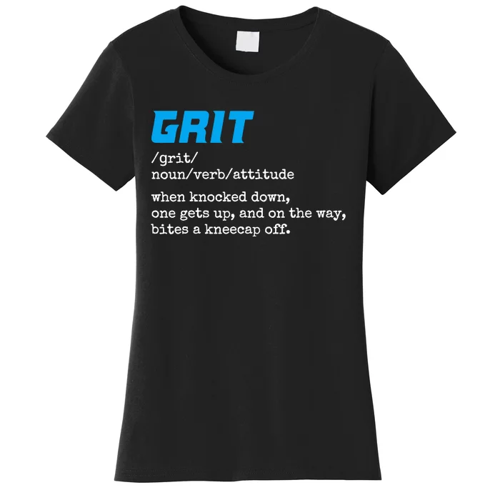 Grit Lions Definition Funny Detroit City Women's T-Shirt