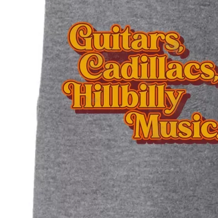 Guitars Lyrics Dwight Yoakam Tribute Doggie 3-End Fleece Hoodie