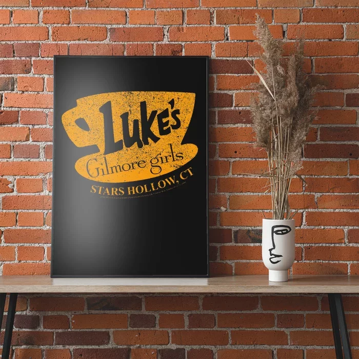 Gilmore LukeS Diner Stars Hollow Distressed Sign Poster